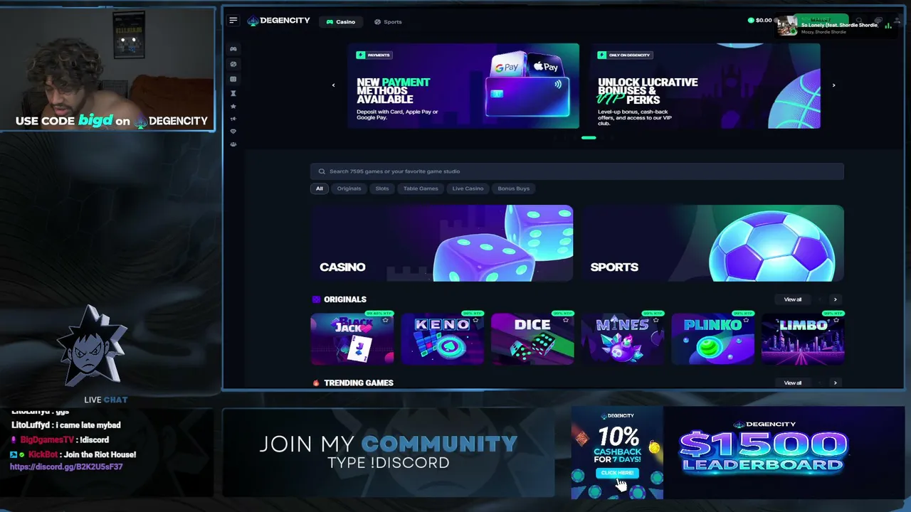 DEGENCITY!!! MAX HUNTING OUT OF THE WOODS $1500 LEADERBOARD PAID OUT BIWEEKLY!!!!