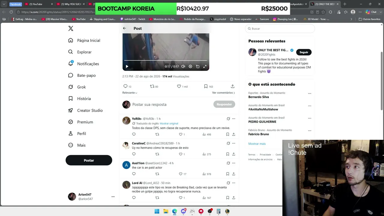Aceite o animal ✊😞 !discord !coach !pix !social !playlist