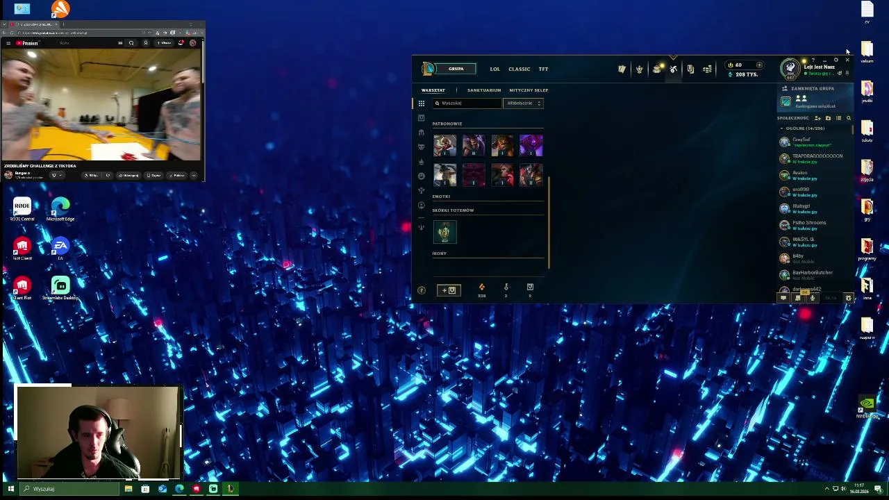 Liga SoloQ, Just Chatting i inne bajery