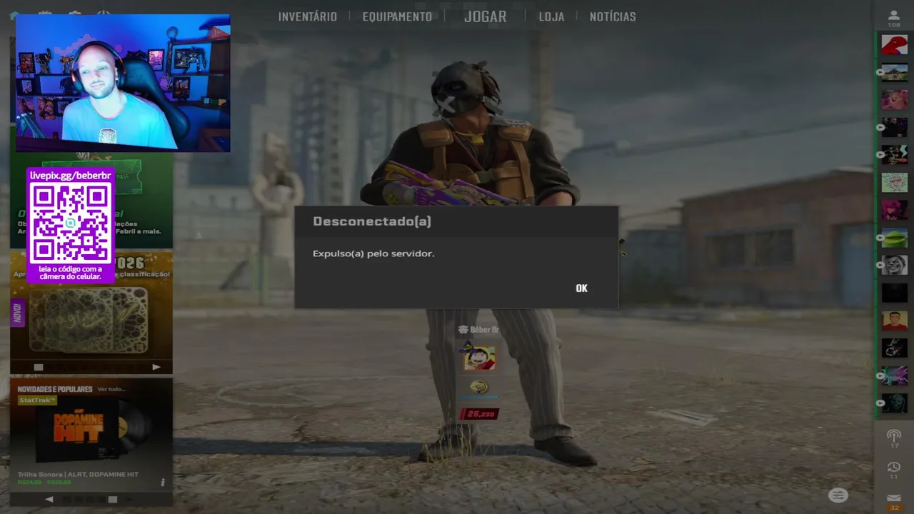 jogando cs 2