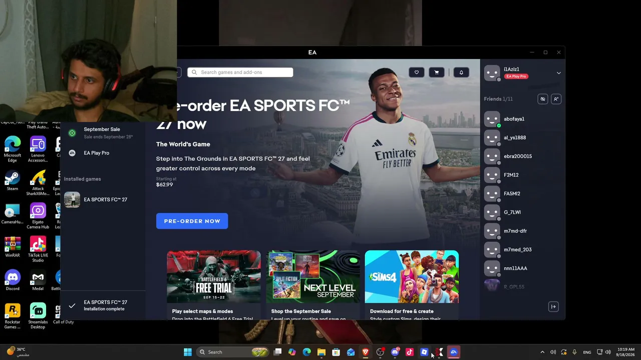 FC27|بدون شحن