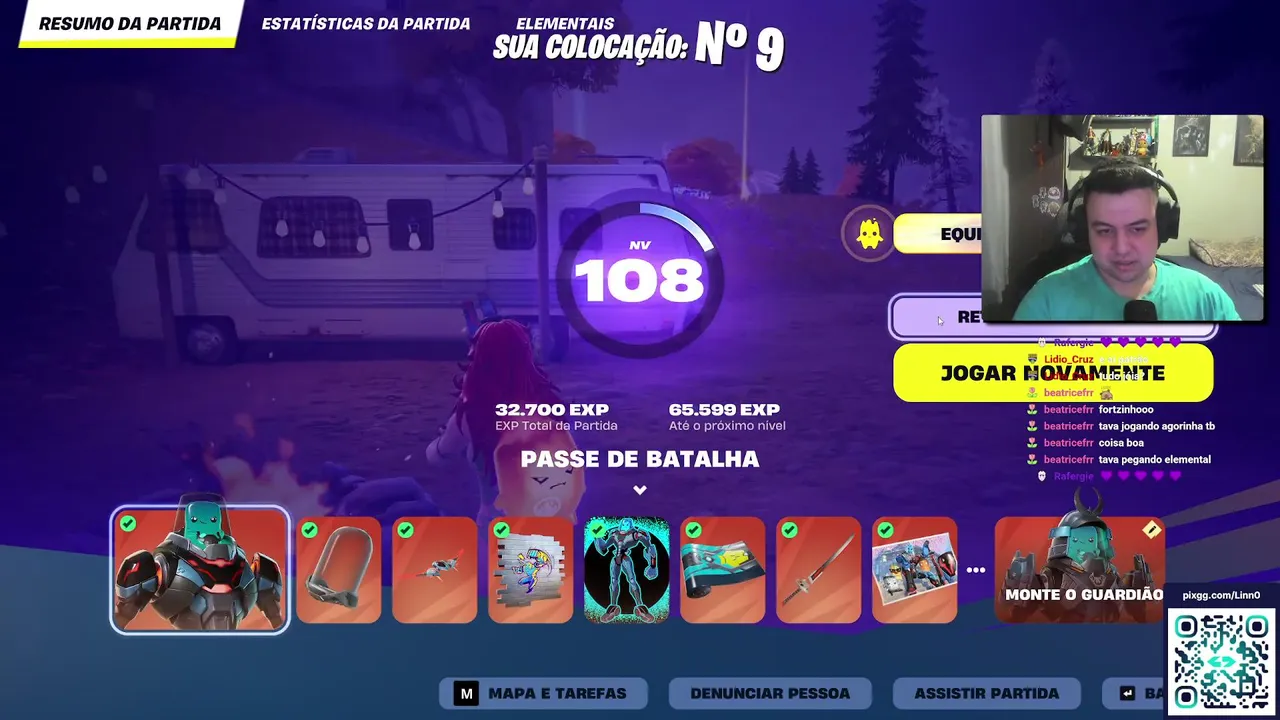 Live relax de crimeplays do sabadasso do Linão!! 🎮 Fortnite 🎮❗pix