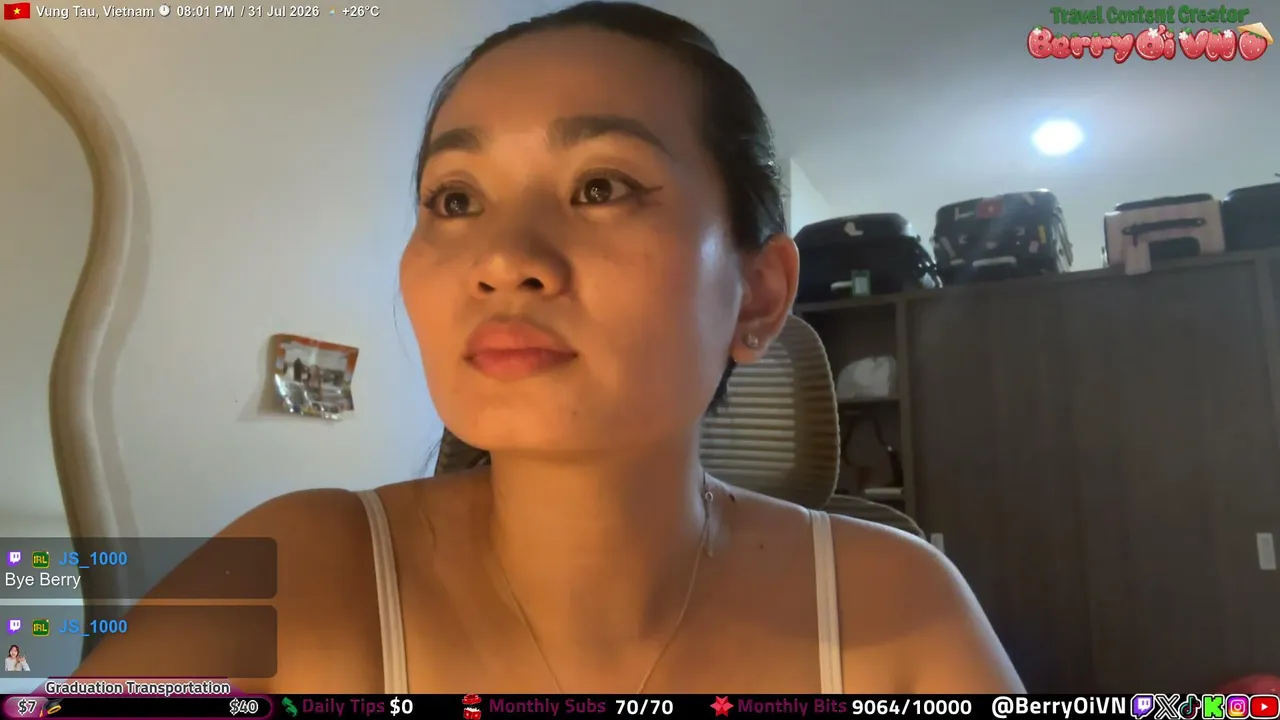 🍓 🇻🇳 HOME STREAM 🏠 Lunch 🍽️ • Study IELTS 📚 • Walk 🚶✨(Vietnam)