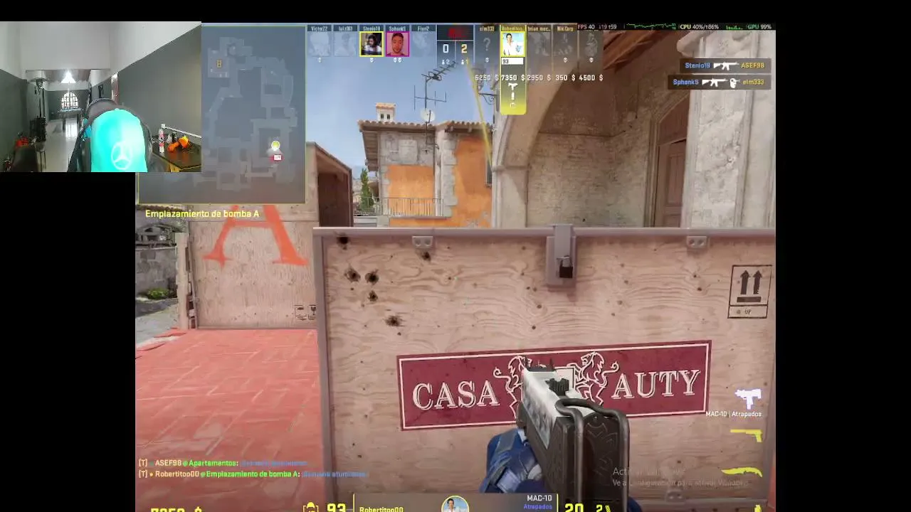 jugando un cs con chupetin con chicle nazty98