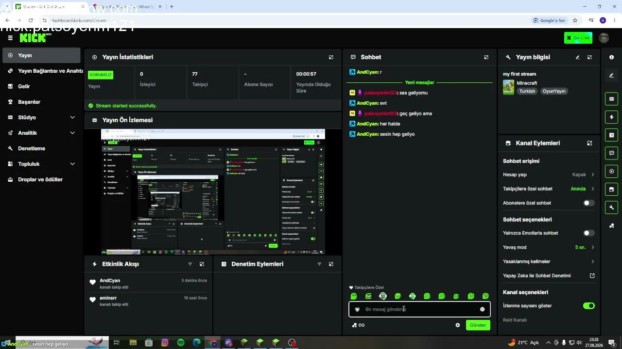 my first stream
