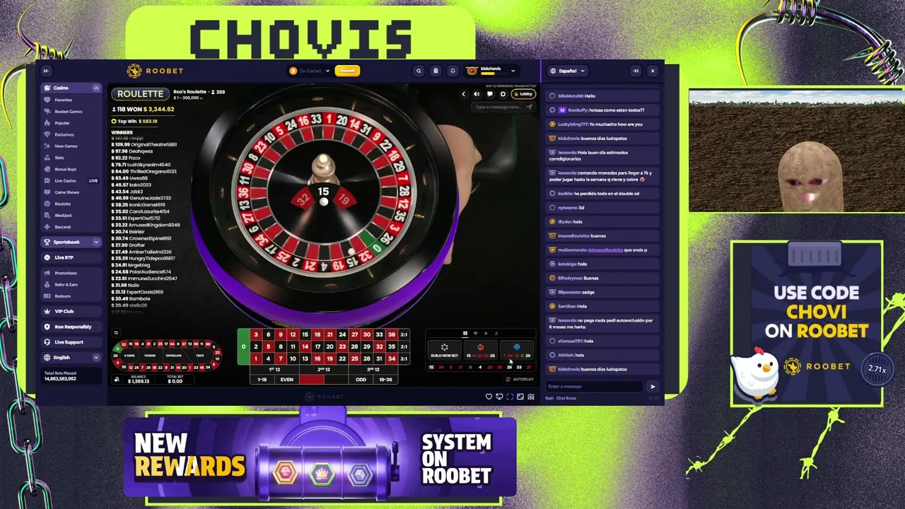💎🎁 !ROOBET !LEADERBOARD TIP X CALL 💎🎁 CODE : CHOVI   , RECLAMA TIPS POR BUENAS CALLS GANA DINERO
