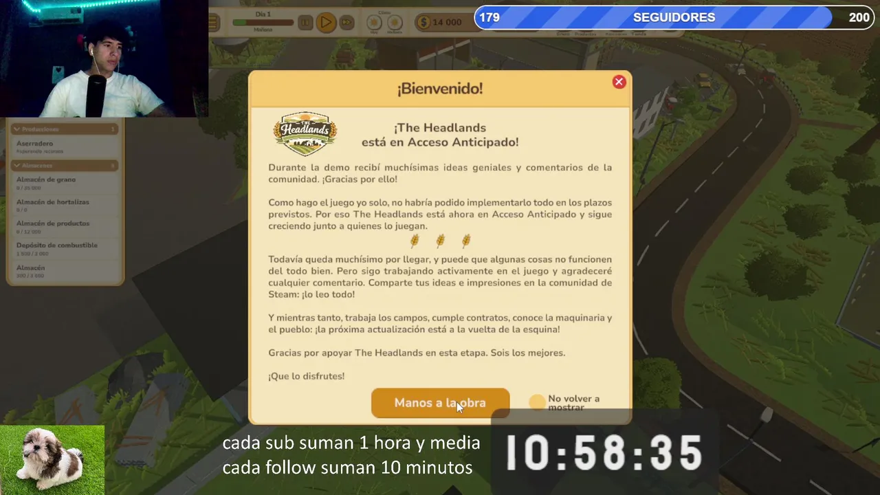 NUESTRA GRANJA extensible sin límites, 1 sub + 1:30 hora | durmiendo