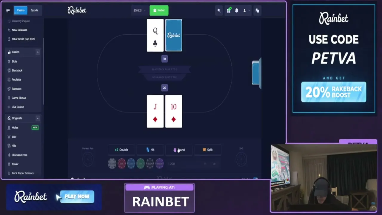 IS BACK WITH GAMBLING AGAIN - RAINBET YO YO YO 🔥🔥!rainbet !x !discord !bonuses