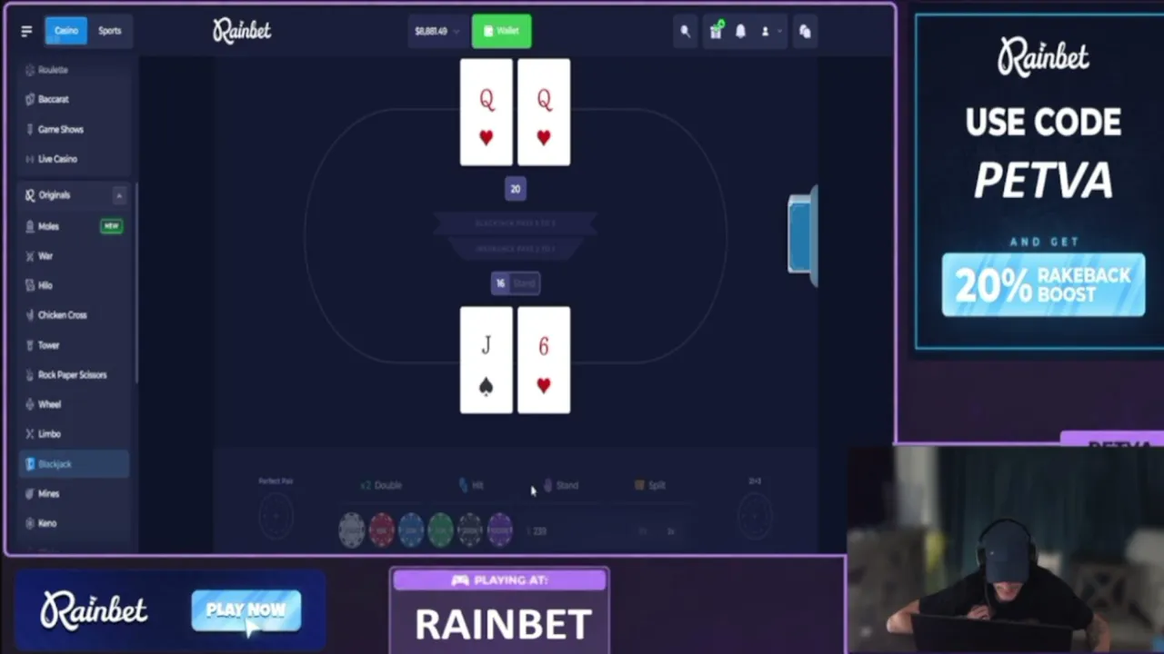IS BACK WITH GAMBLING AGAIN - RAINBET YO YO YO 🔥🔥!rainbet !x !discord !bonuses