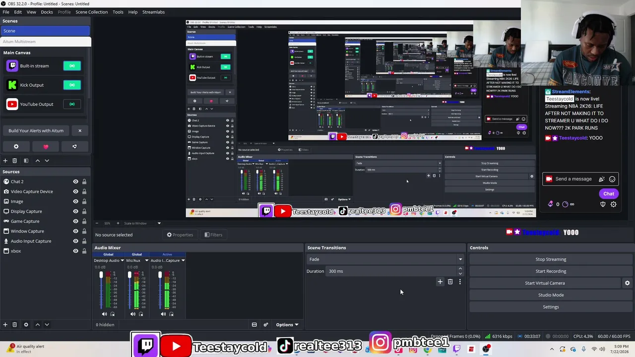 LIFE AFTER NOT MAKING IT TO STREAMER U WHAT DO I DO NOW??? 2K PARK RUNS JOINN