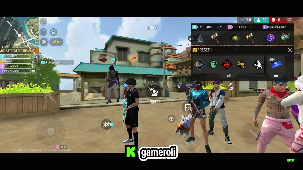 Free fire gameplay rank push Live garena free fire