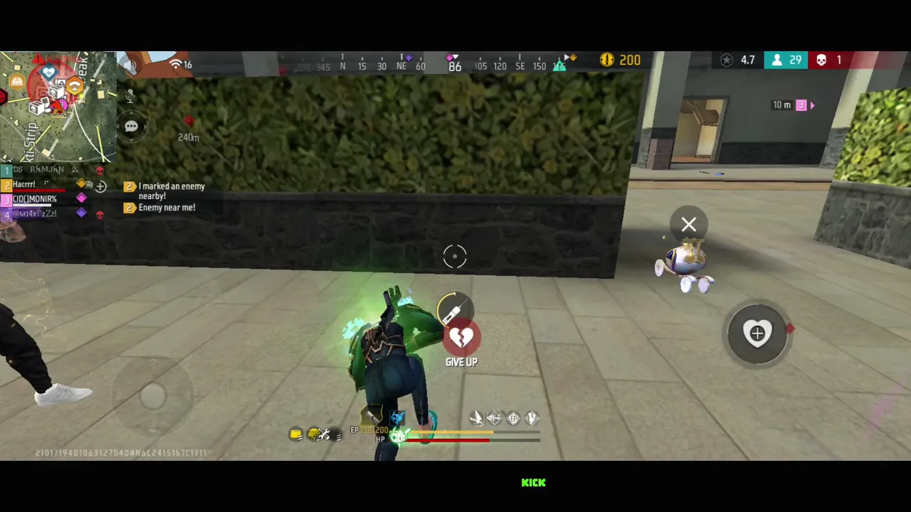 Free fire gameplay rank push livi