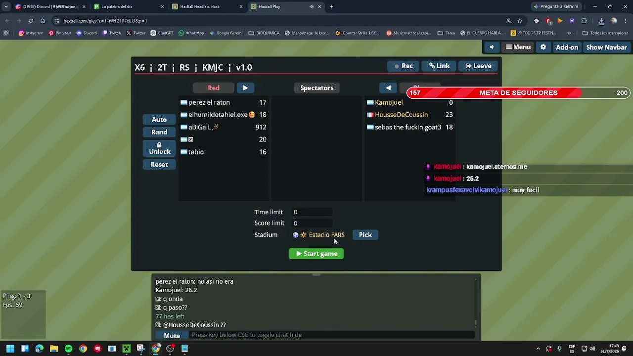 hoy se juega de todoo, primero un hax