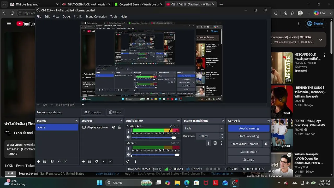 My first stream.