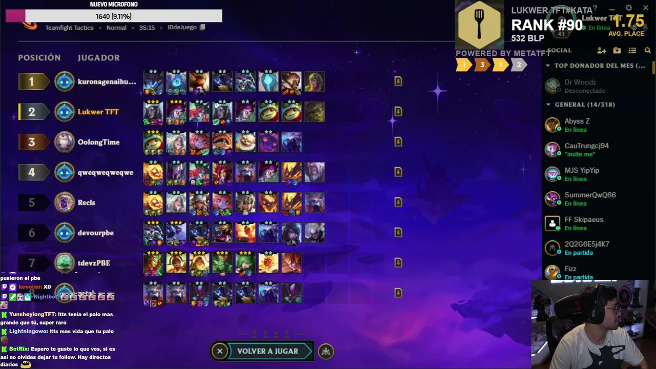 rank 4 challenger TORNEO 300USD y project PBE