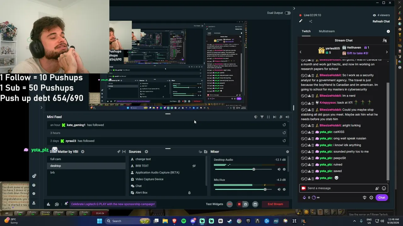 DAY 4 NEWBIE RUNESCAPE GRIND - EZ LEVELS -- But first... lol to warm up :D