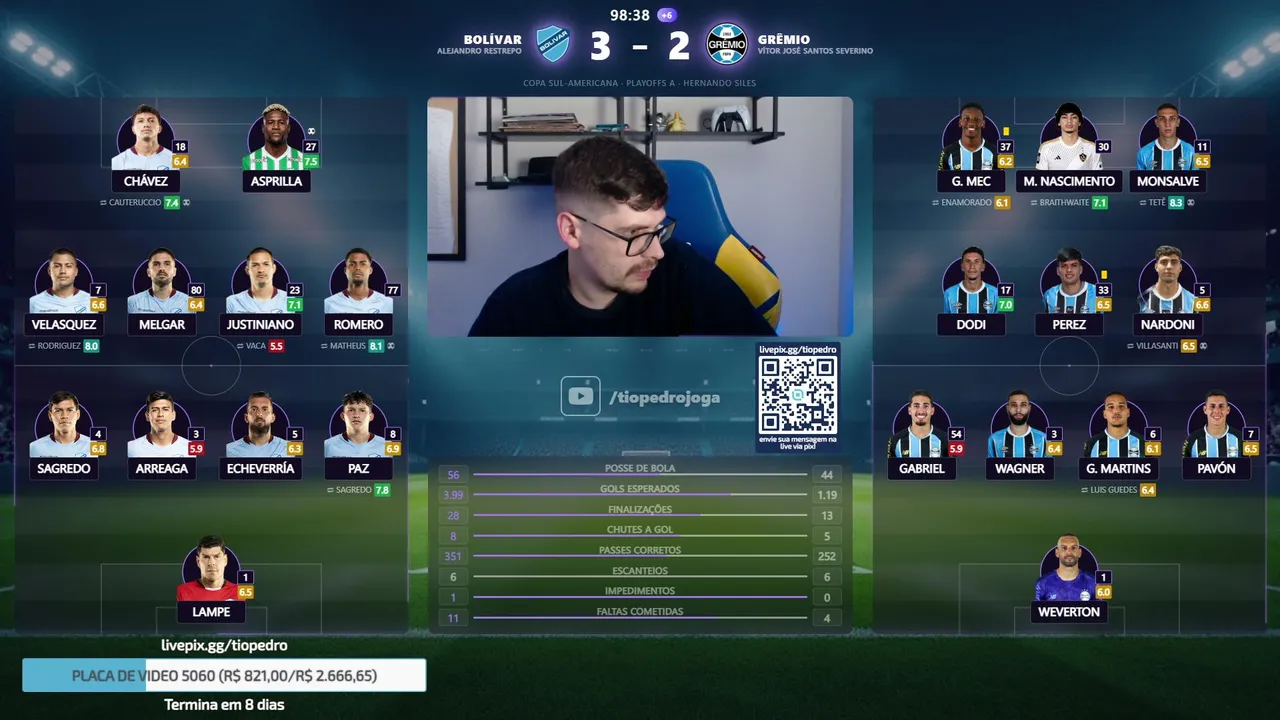 NOITE DE COPA COM GRÊMIO