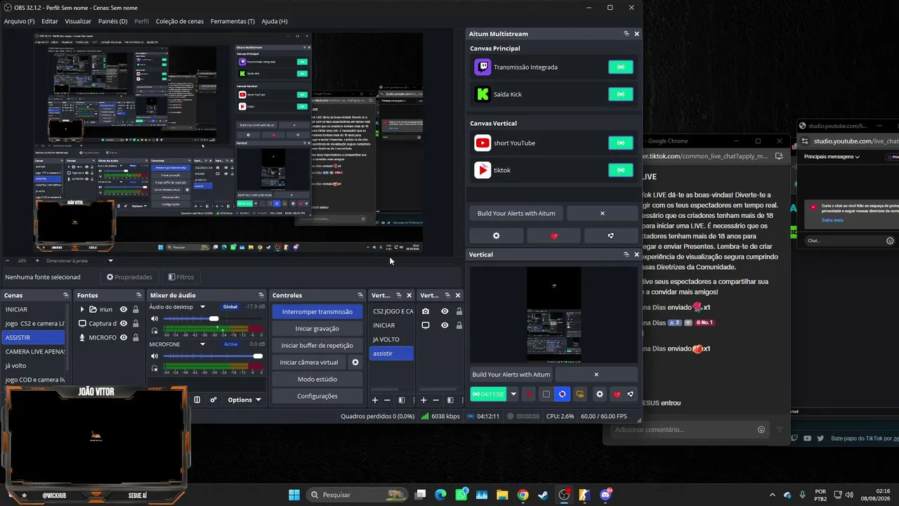 🔫 CS2 AO VIVO | Tentando carregar a tropa