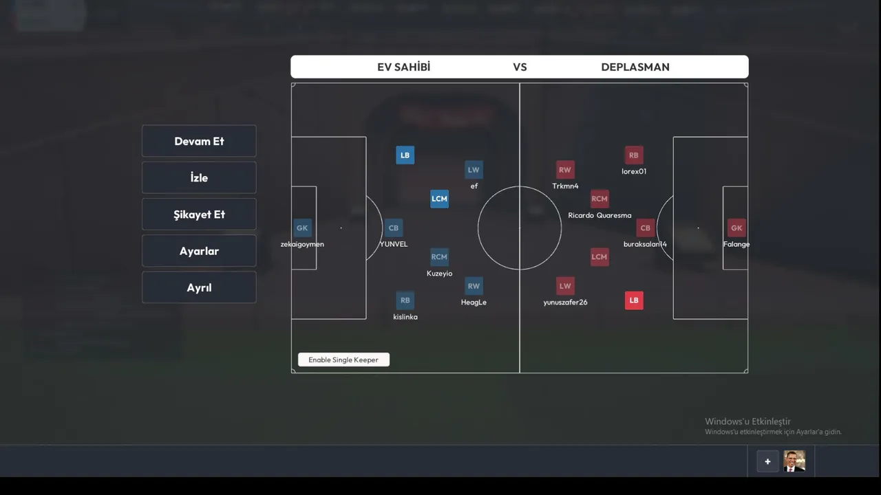 Strikers Club'ta Spikerim (Konuşamayan spiker)