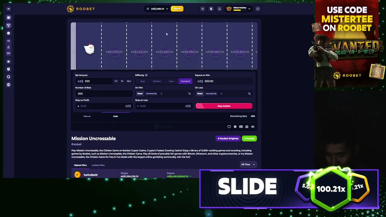 MUST DEGEN | $4000 REWARDS | !roobet !csgowin