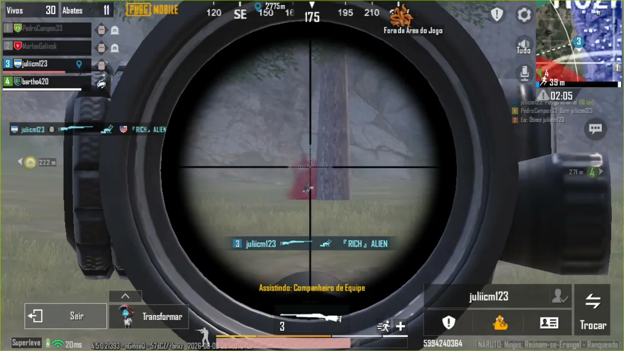 Transmissão ao vivo de MarlonGelinski  JOGOS ALEATÓRIOS/ PUBG / TESTANDO SENSSI E HUD