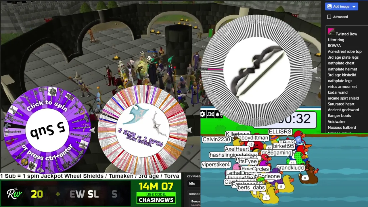 🎰💥NONE STOP GIVEAWAYS💥⛈️1B + DROP PARTY - 1 SUB = 1 SPIN🌧️🎰 // 1000m + Giveaway! // Tumaken shadow Elim  Wheel -  //