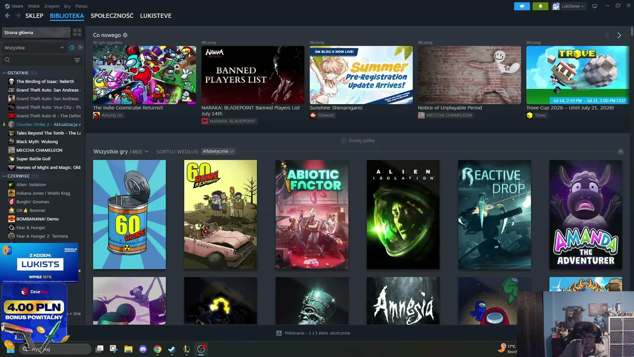 przejebane burze nad łączkami dachy lecą ⛈️🌩️⚡ | !casehug !sts !sklep !discord !strona #ad