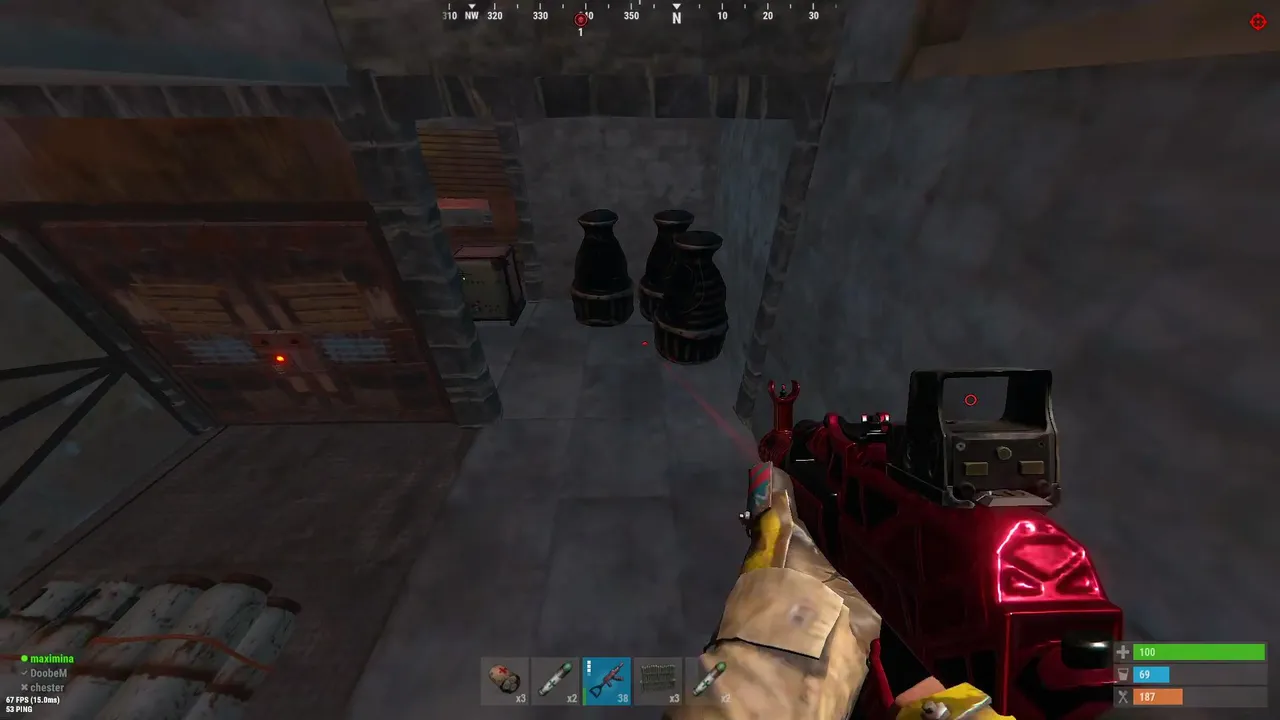 rust with hamid / بت راست سيطرة على المنطقة