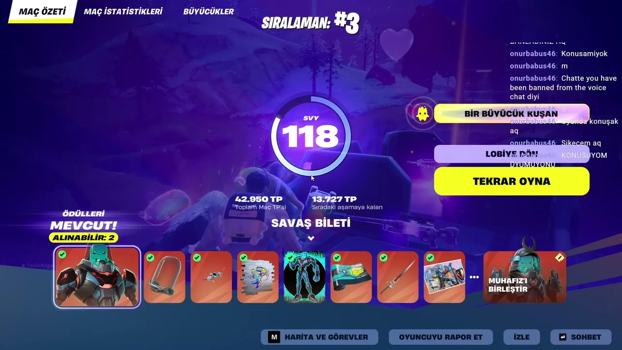 🔴 Fortnite | Gece Yayını 🌙 | Solo & Sohbet