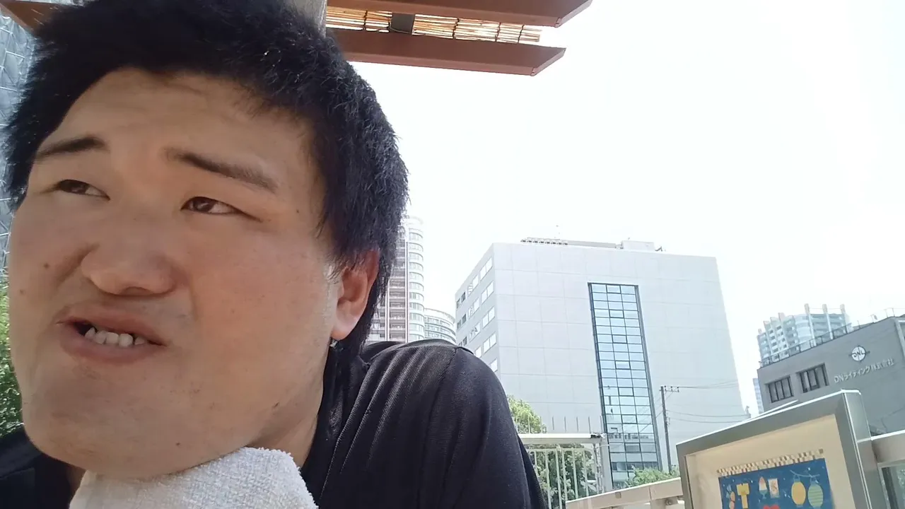 タイミー前の配信、暑すぎるねぇ。汗だく