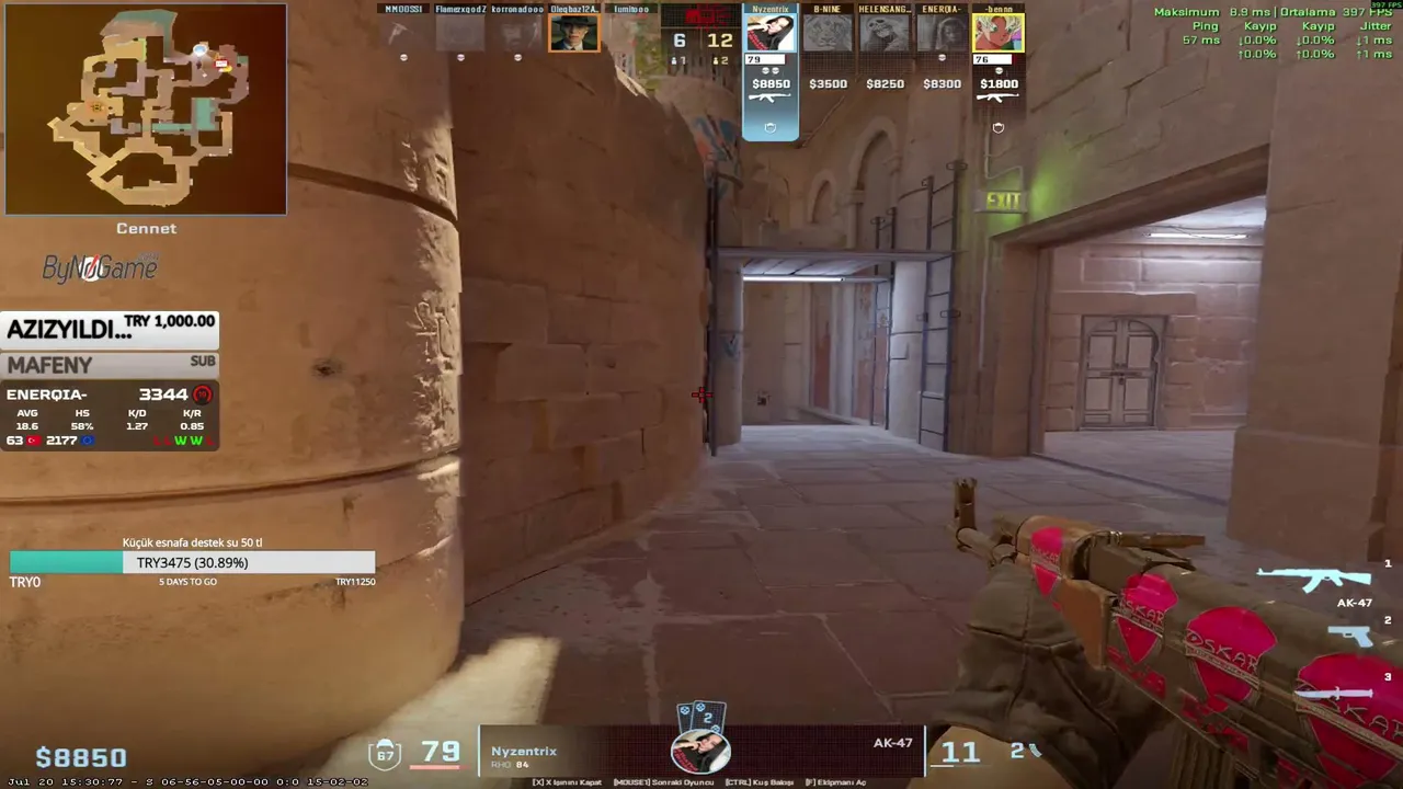 Faceit ex 6000 elo 55 avg !insta