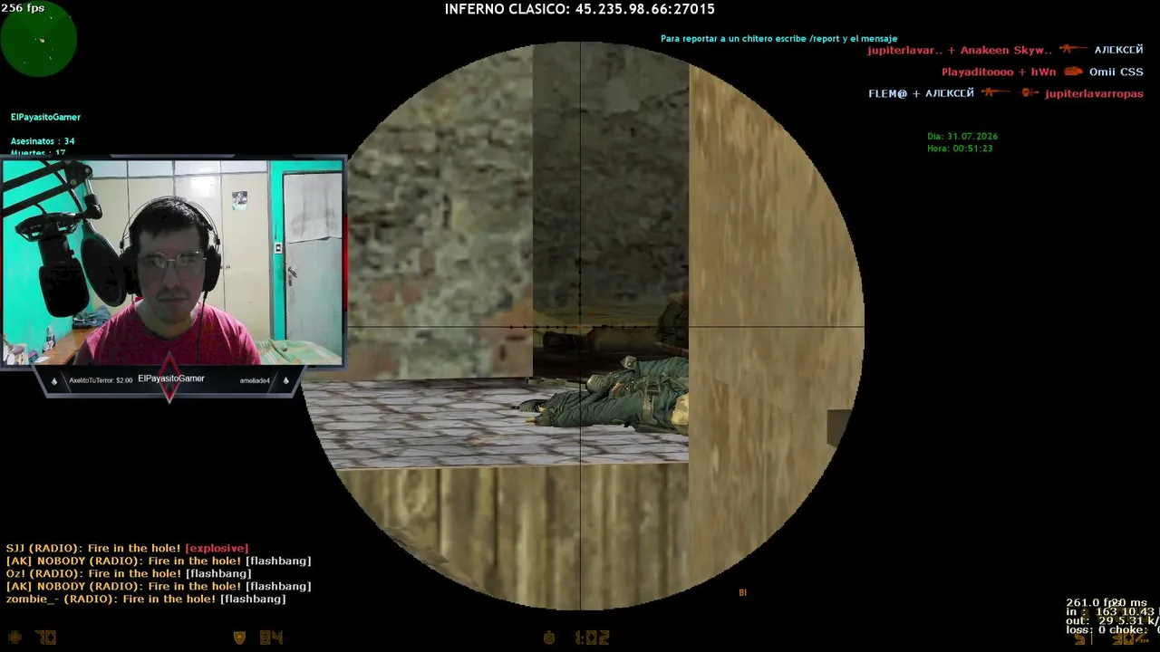 Counter-Strike 1.6 - Capitulo 154 - Viernes de Cursos de Streaming [Arg-Esp]