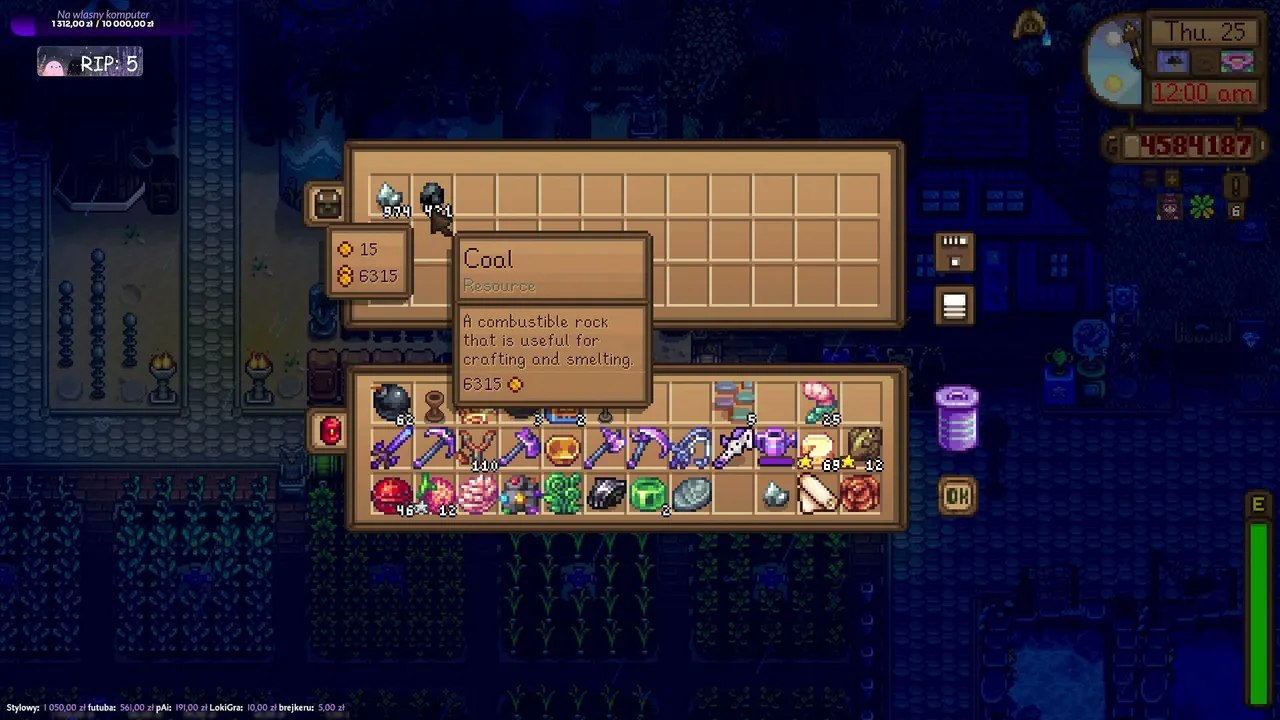[PL] Stardew Valley | Relaks na farmie, pogadanki i ciagly brak kasy