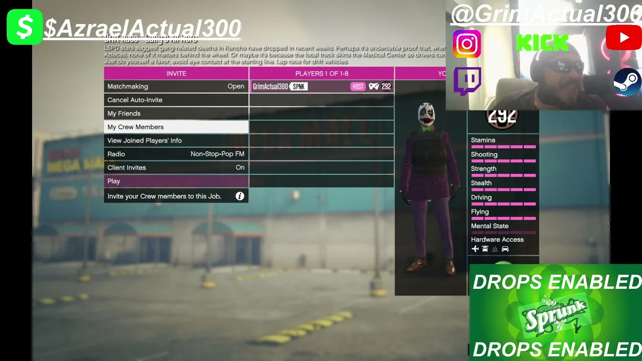 GTA ONLINE SPRUNKS DROPS HERE!
