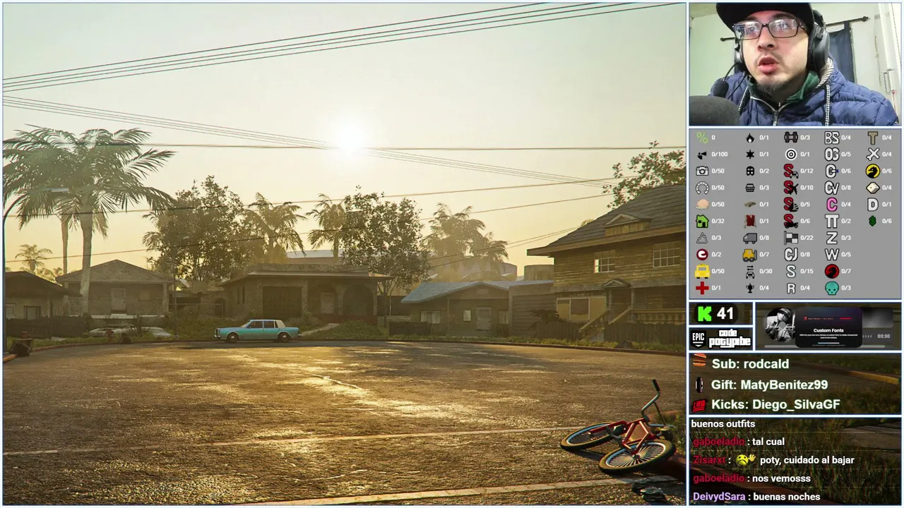 GTA San Andreas 100%⚡Previa a GTA 6 😎 Dejá la view para el Kcip 🗣️