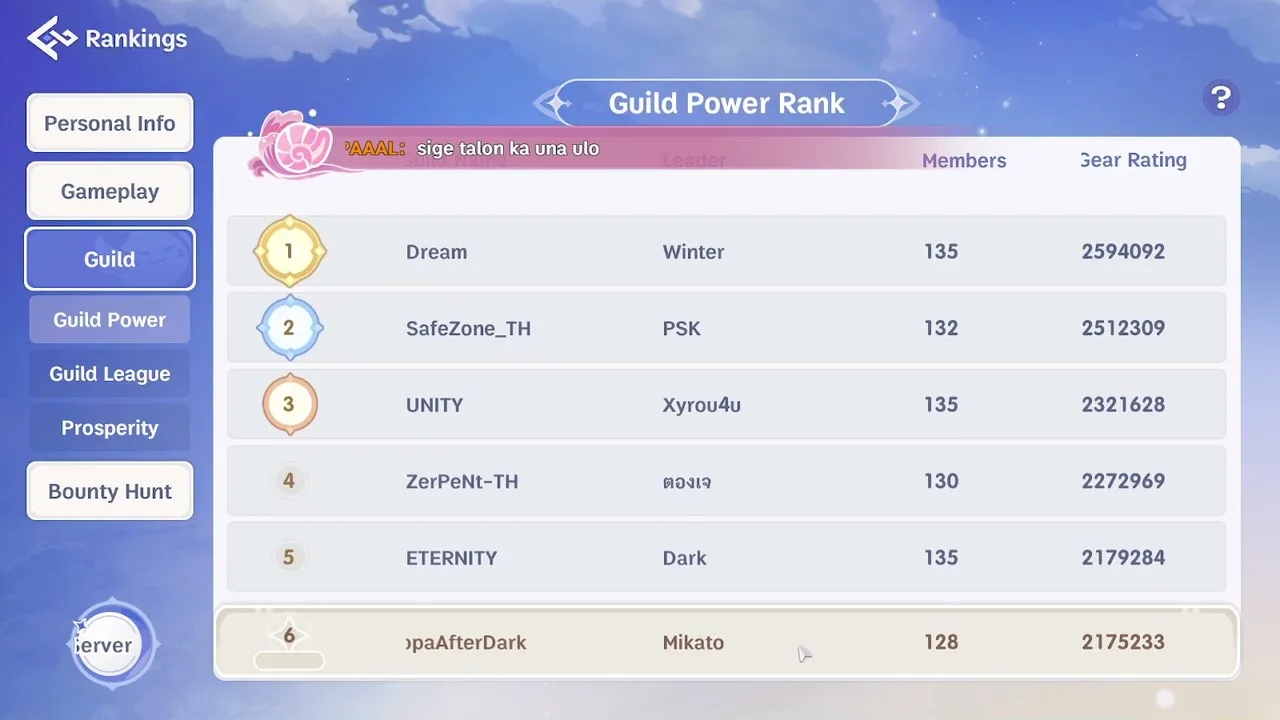 SERVER: PORING ISLAND