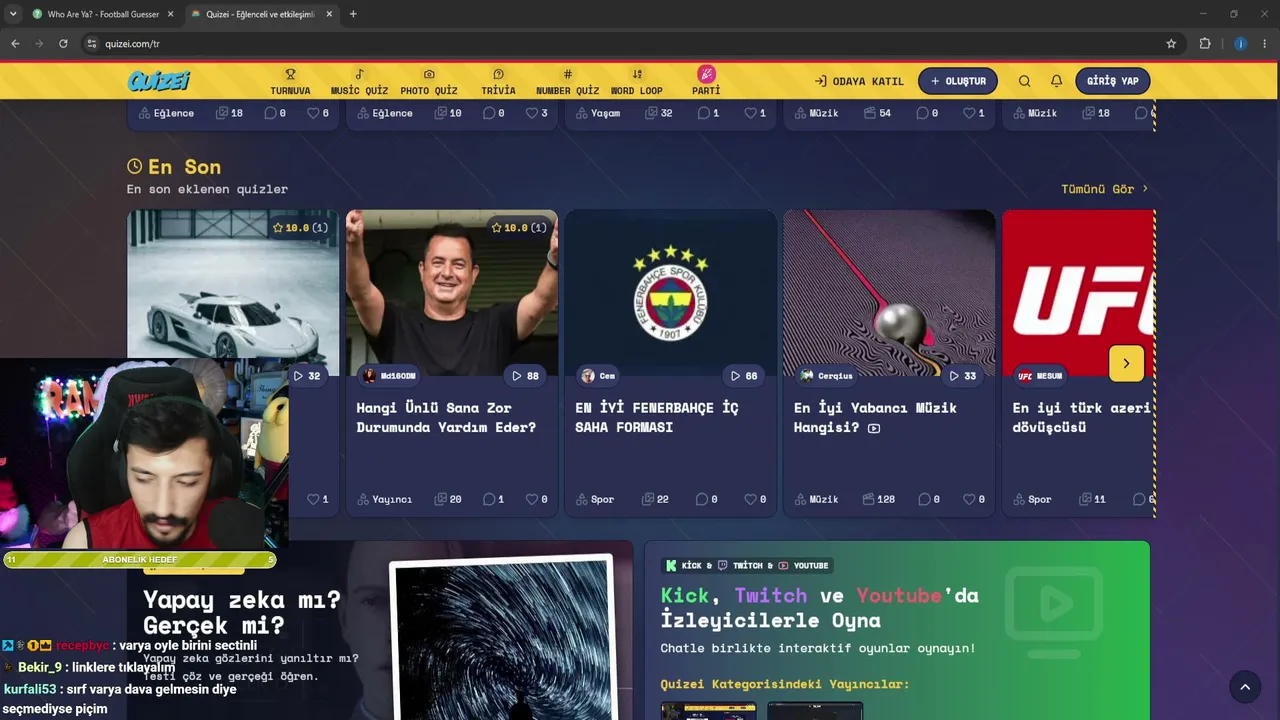 GECE YAYINISI 📢  !dc !insta