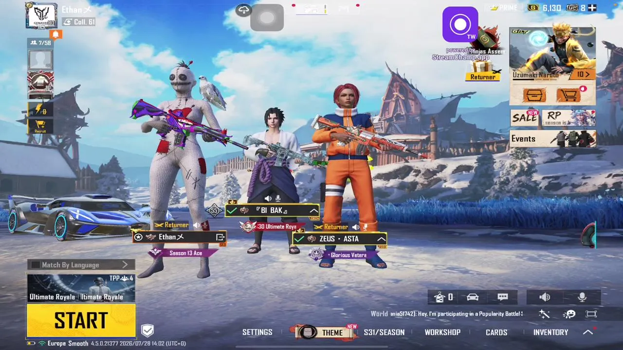 Rank up