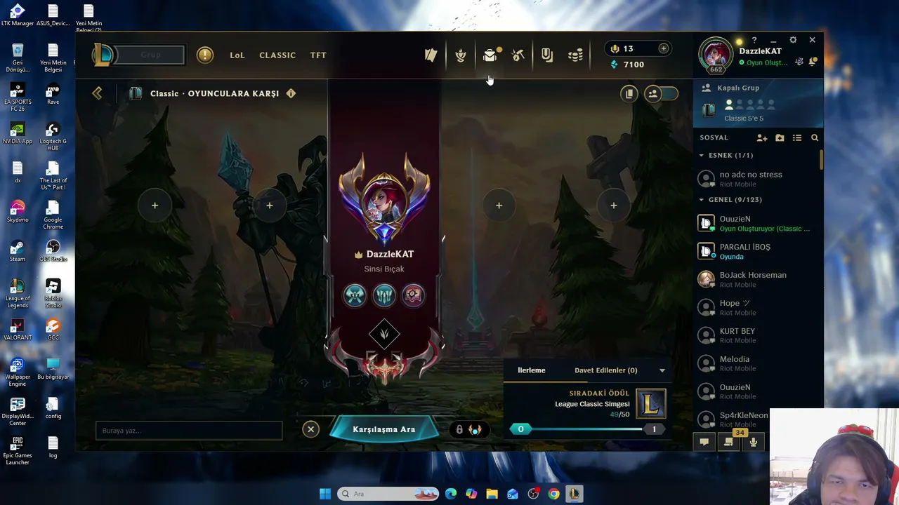 Lol classic gelmiş hoşgelmiş deneyelim bakalım