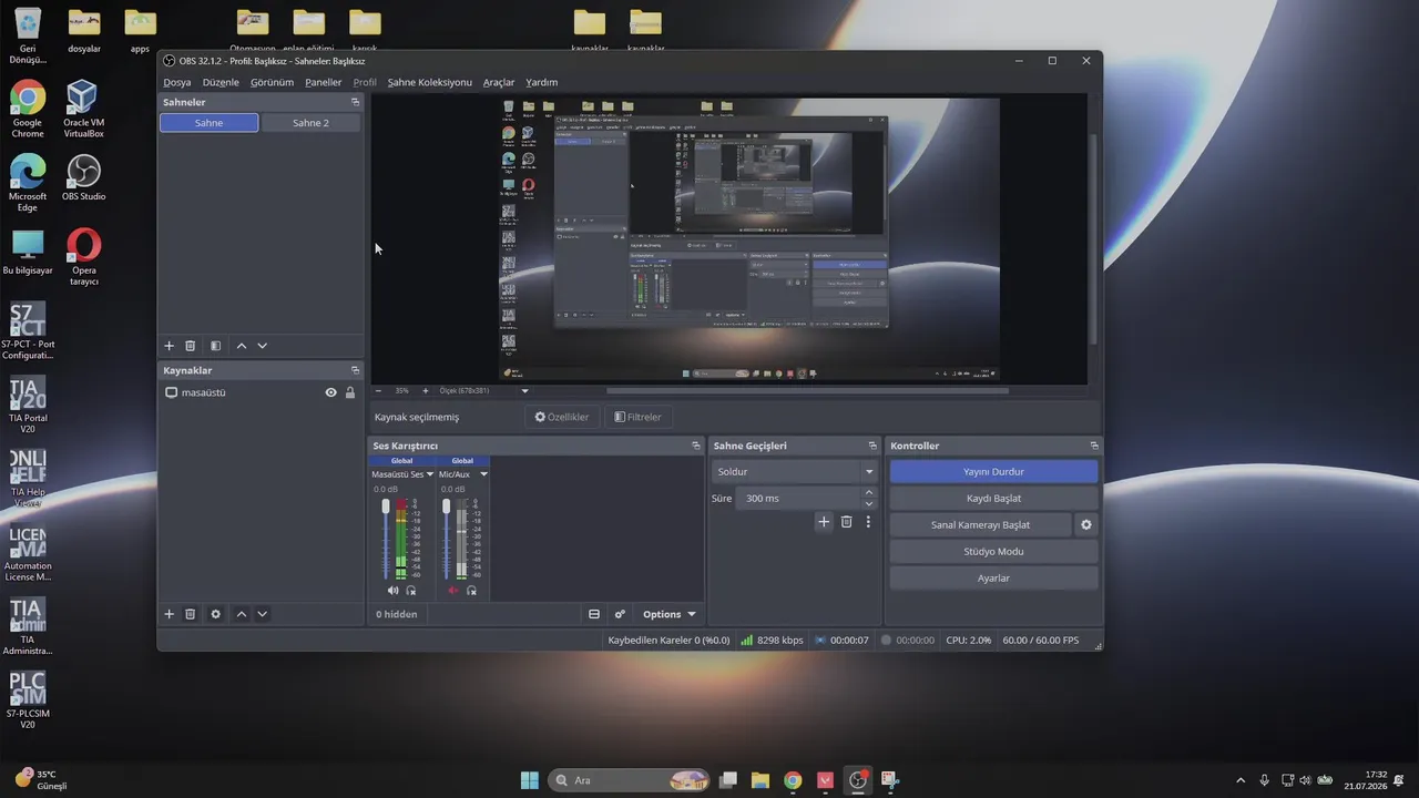 My first stream.