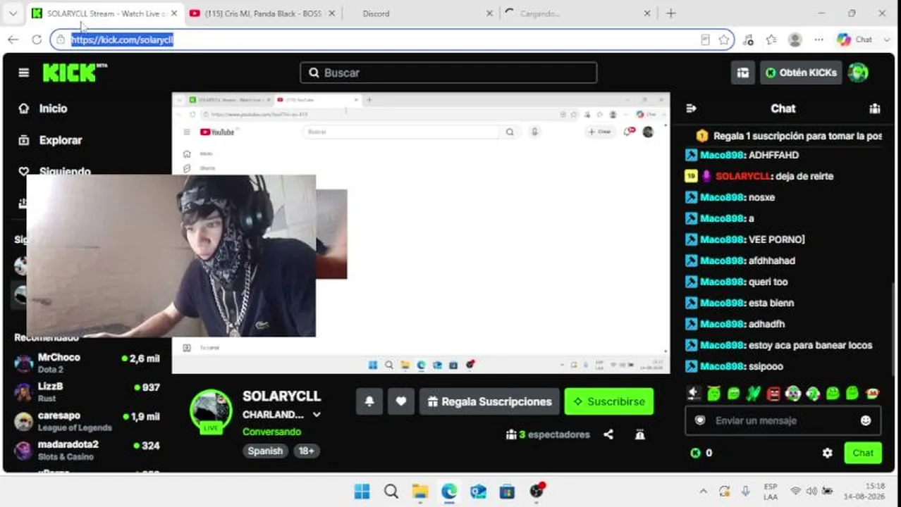 CHARLANDOO Y REACCIONANDO CL