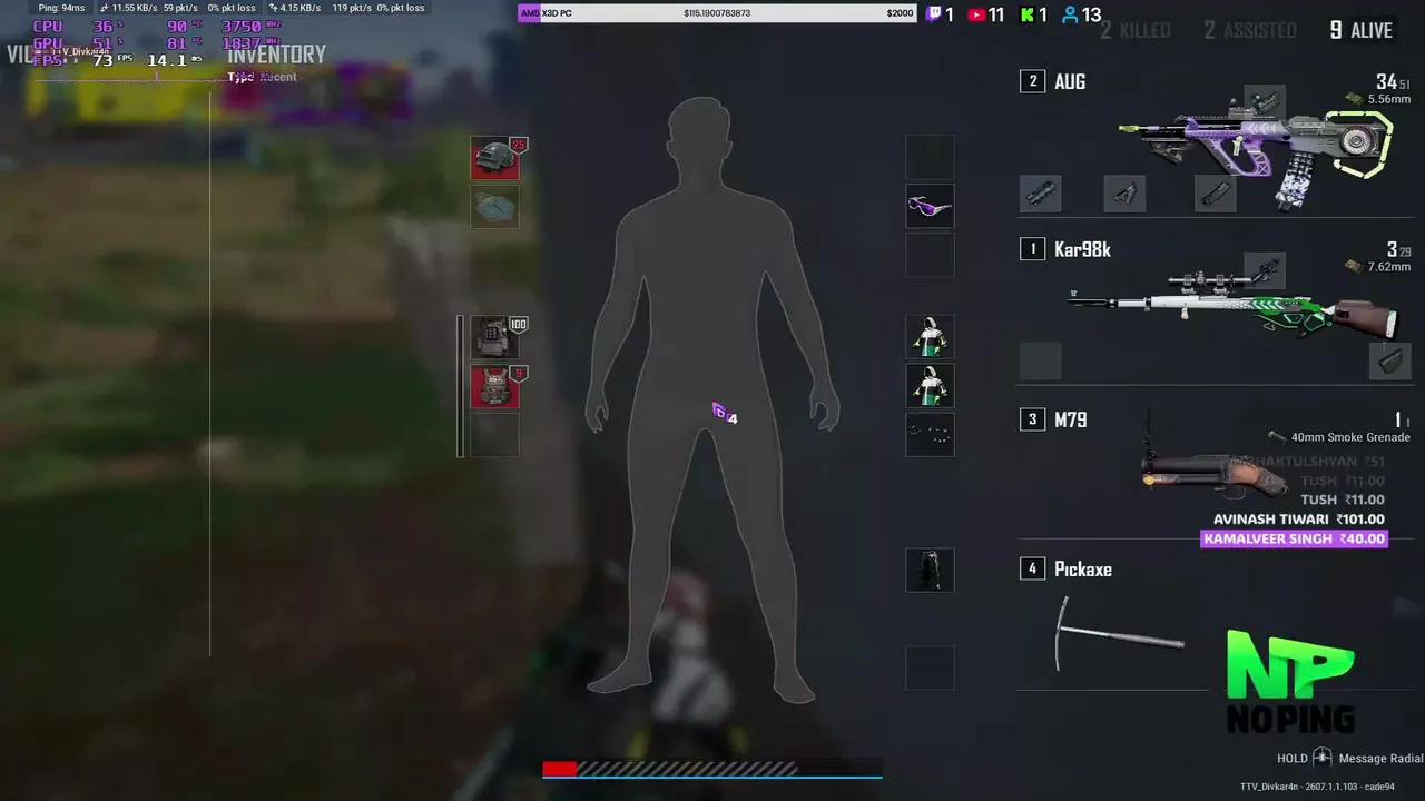 PUBG PC Indian Streamer Live