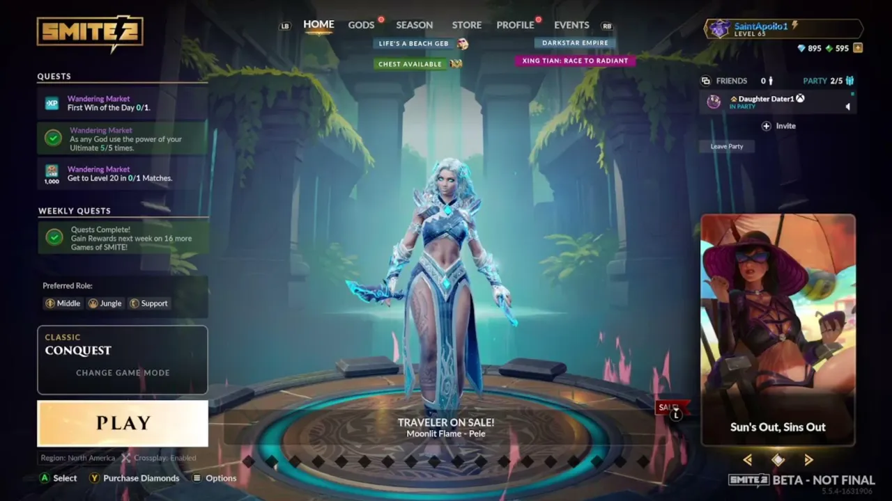Smite Time baby