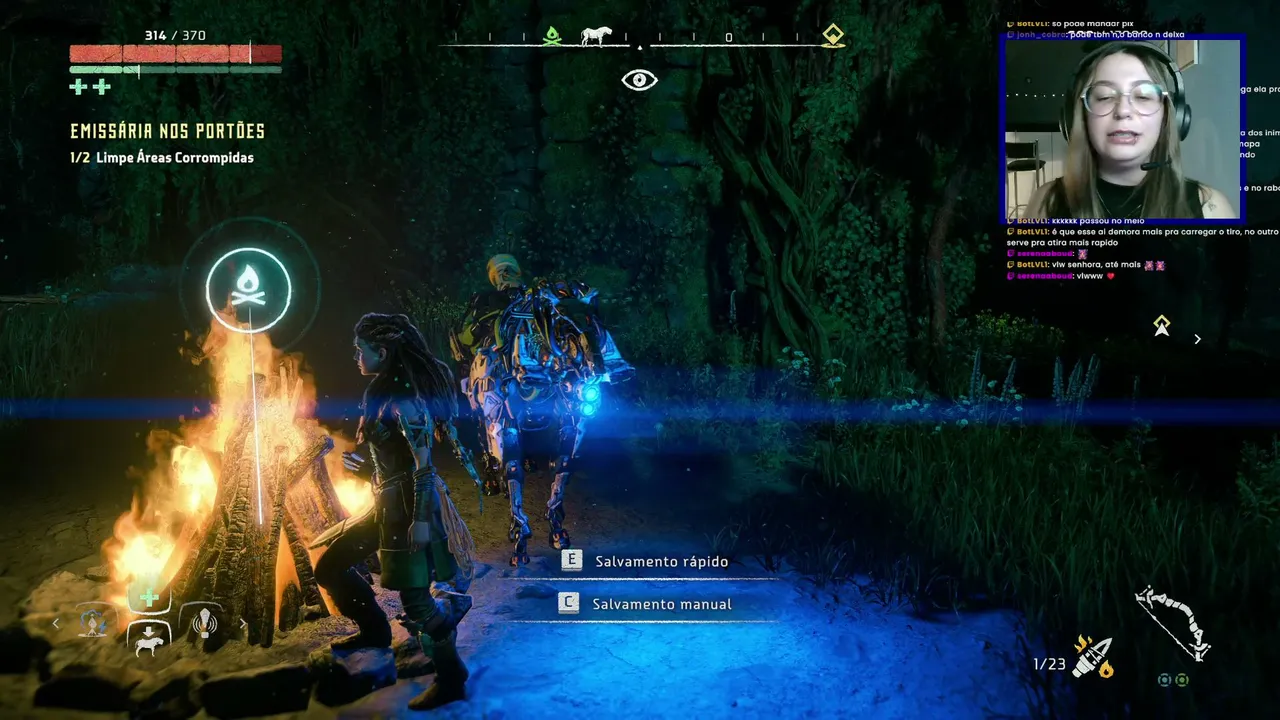 Aloy, me carrega porque eu desaprendi a jogar