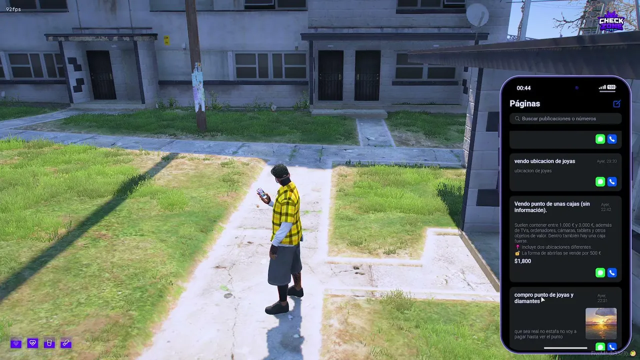 Los santos vagos llegaron Flako - #2 +16 CheckZone -