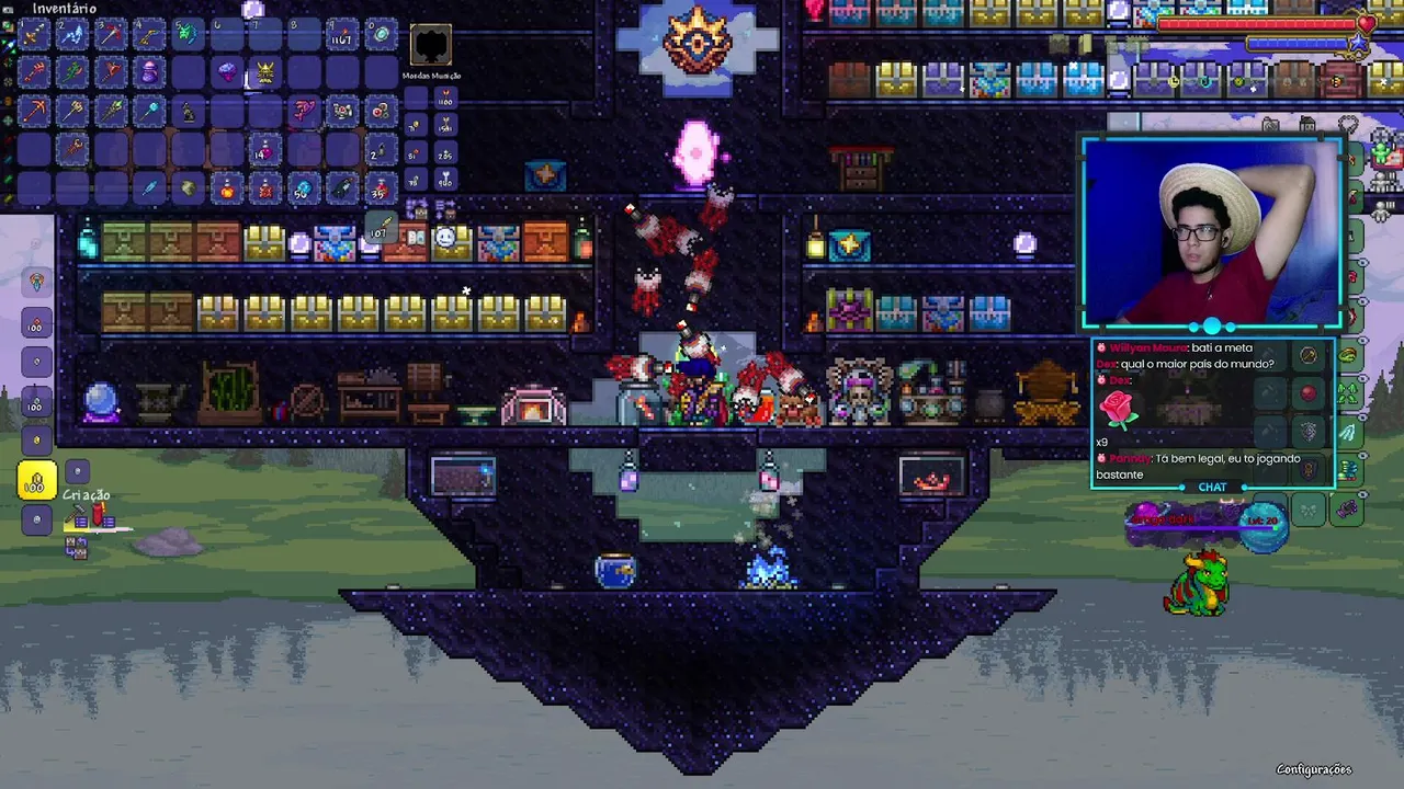 TERRARIA |  Com a classe que joga ate a mae!!