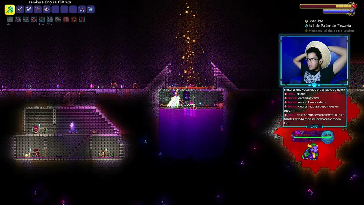 TERRARIA |  Com a classe que joga ate a mae!!