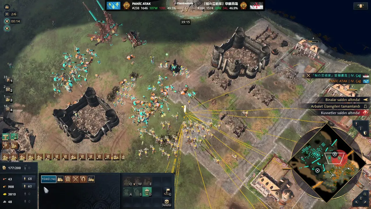 TOP100 RUSH !!:!:!! TRY HARD Age Of Empires IV