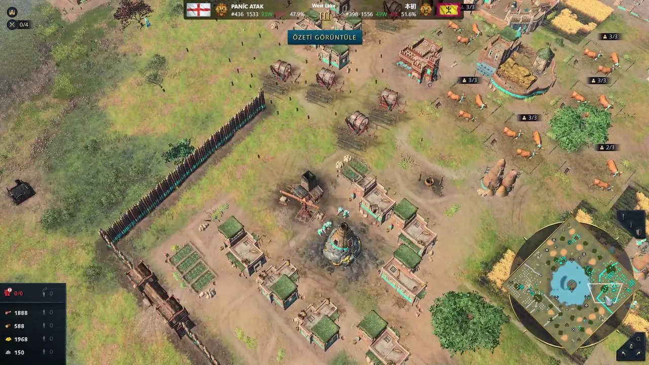 AOE4 TOP100 RUSH:!!: TRY HARD HER LOSE BİR TOKAT!