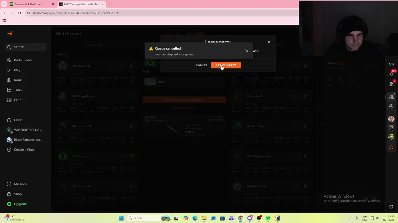 🔴 🎰 CS CON MKS LEYENDA DEL TRAP | FACEIT LEVEL 6 | Stream #N25 | !start !ds !yoller